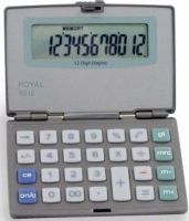 Royal XE 12 Calculator with 12 Digit Display, Small Compact Case Design with one Touch Opening, Auto Shut Off, Last Digit Erase, Full-function Memory, Grand Total Function, Percent and Square Root Keys (XE12 XE-12 ADLXE12 ADL-XE12 29303L Adler) 