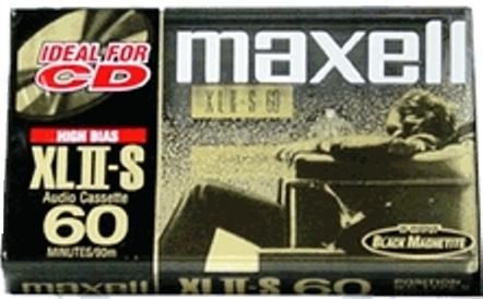 Maxell XLIIS60 Type II 60 Minute Audio Cassette Ideal For CD Recording (XLIIS60 XLII-S60 XLII S60 MXL-XLIIS60 MXLXLIIS60)