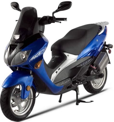 X-Treme XM-4000LI-BLU Lithium Powered Electric Moped Motorcycle (40 AMP), Blue, 4000 Watts Rear Hub Motor, Five 40Amp Full-Size Batteries, 50 MPH Top Speed, 60 Miles Per Charge, 130/60-13 Tire Size, Thunder Sky Smart Charger, Max Rider Weight 400 Lbs, Digital Protected Water Proof Controller (XM4000LIBLU XM4000LI-BLU XM-4000LI XM 4000LI XM-4000 XM4000)