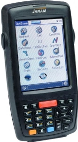 Janam XP20N-1NMLYC00 model XP20 Numeric Mobile Computer, Palm OS 5.4.9 Garnet Operating System, Freescale MX21-266MHz Processor, 32MB SDRAM, 64MB NAND and NAND flash backup of OS, applications and user data Memory, User accessible mini-SD slot Expansion, Swappable 3.7V 1880mAh rechargeable Li-ion Battery, Rechargeable 20mAh Ni-MH Backup Battery, Buzzer Audio, Vibration, LED indicators, audio beep Alerts (XP20N1NMLYC00 XP20N-1NMLYC00 XP20N 1NMLYC00 XP-20 XP 20 XP20)