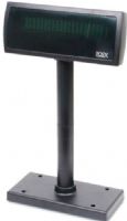 POS-X XP8200U Customer Pole Display, Black, Pattern 5 x 7 dot matrix, Brightness 300-700 cd/m2, Character 95 alphanumeric/32 international, Character Size (W x H) .207" x .366", Character Number 20 x 2, Viewing Angle Max 90°, Pitch Angle Max 30°, 5 ft Cable Length, Ideal vertical display for smaller counter spaces (XP-8200U XP 8200U XP8200-U XP8200) 