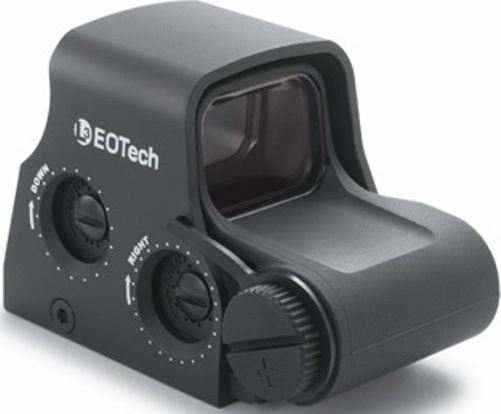EOTech XPS2-2 Holographic Weapon Sight (HWS), For Law Enforcement/Militar Use, Single transverse 123 battery to reduce sight length, Reticle 65MOA circle with two 1MOA aiming dots, Brightness Settings 30 settings with scrolling feature (10 settings for NV use), Not Night Vision compatible, Submersible to 10 ft depth (XPS22 XPS2 2 XPS-22 XPS 22 EOXPS2-2 EOXPS22)