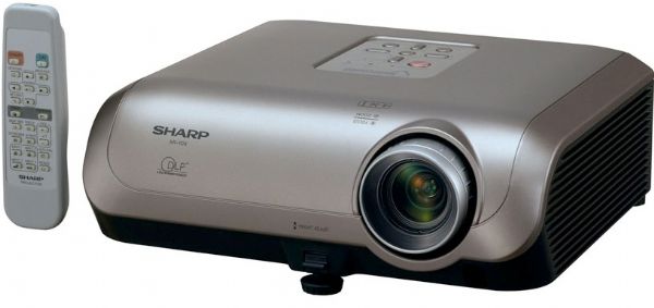 Sharp XR-10X Multimedia DLP Projector, 2000 ANSI Lumens, 1024 x 768 XGA Native Resolution, 2000:1 Contrast Ratio, Remote Control, Weight 8.6 lbs. (XR10X XR 10X XR-10 XR10 XR 10)