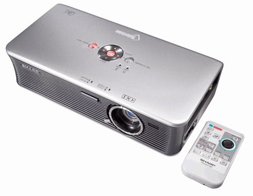 Sharp XR-1S Notevision DLP Projector, 800 x 600 SVGA Native Resolution, 1100 ANSI Lumens, 1500:1 Contrast Ratio, 3lbs. (XR 1S, XR1S, XR, 1S)