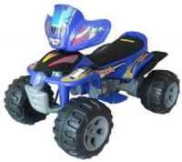 X-Treme XR-201 Kids Ride On ATV Quad Scooter, Two 18 Watt Motors (36 Watts Total), Dual Motors (one motor for each rear wheel) Maximum Power, 12 Volts, Two 6 Volt 10 AMP Rechargeable Batteries (12 volts total), Forward & Reverse, 3 - 5 mph Speed (XR201 XR 201)