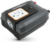 PowerBright XR400-12 Carbon Series Power Inverter; Carbon Fiber Design; Micro Chip Technology; USB Port; Built-in Cooling Fan; Overload Indicator; Power ON/OFF Switch (XR40012 XR400 12 XR-40012 XR-400 Power Bright) 