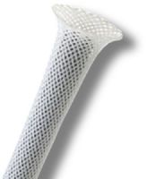 TechFlex XS2WH-200 Sleeving, 2" Expandable Braided, 200 Feet Long, White Color; Flexo Pet 2" grade is used in electronics, automotive, marine and industrial wire harnessing applications where cost efficiency and durability are critical; Provides Profesional Look on Products; Resists Common Chemicals, Solvents, and UV Damage (TECHFLEXXS2WH200 TECHFLEX TECH FLEX XS2WH200 XS 2 WH 200 XS2 2WH TECH-FLEX-XS2WH200 XS-2-WH-200 XS2 2WH) 