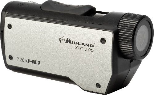 Midland XTC200VP3 Model XTC-200 HD Wearable Video Camera, 140 Wide Angle Lens, Weather Resistant, Single Slide Switch for easy operation, Includes 4 mounts (Helmet, Helmet Strap, Handlebar and Goggle), Switchable between HD 720p and SD 480pm 1280 x 720 High Definition @ 30 FPS (16:9 Aspect Ratio), UPC 046014452053 (XTC-200VP3 XTC 200VP3 XTC200-VP3 XTC200 VP3)