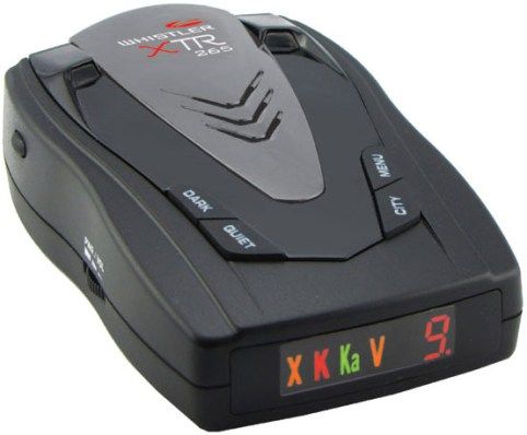 Whistler XTR-265 Laser/Radar Detector with Patented VG-2 Cloaking Tech, 3 City Modes/Highway Mode Sensitivity Control, Numeric Icon Display, 12 Volts Power Requirement, X-band, K-band and Ka-band Operation Bands, Exclusive Low Profile Periscopes, Total Band Protection, 360 Maxx Coverage, High Gain Lens, Tone Alerts, Stay Alert, Dim/Dark Mode, Quiet/Auto Quiet Modes, Alert Priority (XTR-265 XTR 265 XTR265)