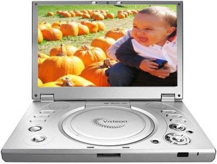 Visteon XV101 LCD Portable DVD Player, Plays DVD movies, audio CDs, MP3 and WMA files, 10.2