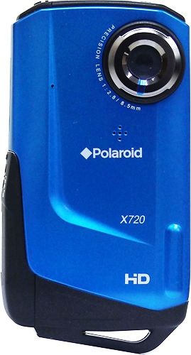 Polaroid XVF-720LC Waterproof HD Digital Camcorder, Blue, 3x digital zoom, 5.0MP CMOS image sensor, 8.0MP digital still mode, 32MB built-in flash memory, Integrated USB interface, Media-editing software, Waterproof up to 9.8', UPC 093293427203 (XVF720LC XVF 720LC XVF-720-LC XVF-720 LC)