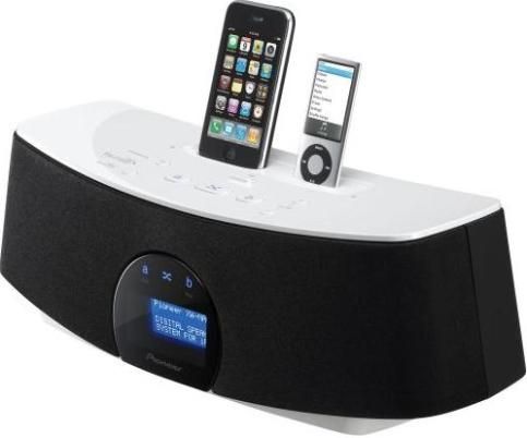 Pioneer XW-NAC3-K Speaker sys with dual Apple dock, Active Speaker Type, 20 Total Watt Nominal Output Power, 60 - 20000 Hz Response Bandwidth, Integrated Audio Amplifier, Bluetooth Connectivity Technology, Volume, treble, bass Controls , Built-in LCD display, Advanced Sound Retriever, Hi-Lite Scan Additional Features, 2 x right/left channel speaker - 10 Watt - 60 - 20000 Hz - wired Speakers Included (XWNAC3K XW NAC3 K XW NAC3 K XWNAC3 XW-NAC3 XW NAC3)