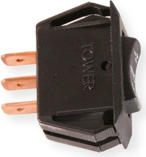 Ventamatic MaxxAir XXMSWITCH Two Speed Toggle Switch for MaxxAir Barrel Fans; HI-OFF-LO toggle switch for MaxxAir barrel fans only; Not appropriate for any other category of fans; Box Dimensions 5