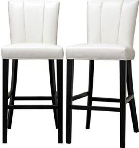 Wholesale Interiors Y-929-DU8143 Janvier Off-White Leather Modern Dining Chair, 30
