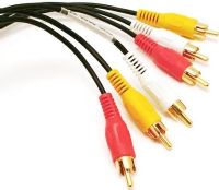 Plus YCB-AV-3RCA-6FT Audio/Video 6 Ft. Cable, 3 color-coded RCA male to 3 color-coded RCA male connectors (YCBAV3RCA6FT YCB-AV-3RCA6FT YCBAV-3RCA6FT YCB-AV3RCA-6FT YCB-AV-3RCA) 