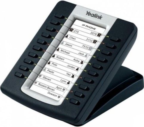 Yealink EXP39 IP Phone Expansion Module, LCD expansion module, 160x320 graphic LCD with 16-level gray scales, 20 Physical keys each with a dual-color LED, 20 Additional keys through page switch, Supports up to 6 modules daisy-chain, EAN 6938818300590 (YEAEXP39 YEA-EXP39 EXP-39 EXP 39)