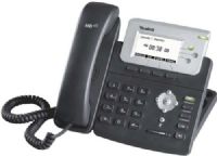 Yealink SIP-T22 Professional IP Phone without PoE, TI TITAN chipset and TI voice engine, 132x64 graphic LCD, 32 keys including 4 soft keys, 2xRJ45 10/100M Ethernet ports, 3 VoIP accounts, hotline, emergency call, Call waiting, call transfer, call forward, Hold, mute, flash, auto-answer, redial; 3-way conference, DND, speed dial (SIPT22 SIP T22 YEALINKSIPT22) 