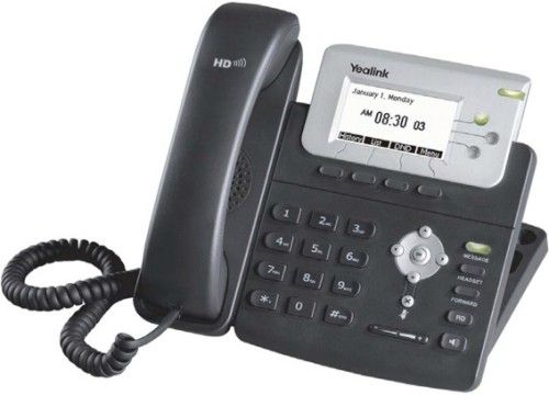 Yealink SIP-T22 Professional IP Phone without PoE, TI TITAN chipset and TI voice engine, 132x64 graphic LCD, 32 keys including 4 soft keys, 2xRJ45 10/100M Ethernet ports, 3 VoIP accounts, hotline, emergency call, Call waiting, call transfer, call forward, Hold, mute, flash, auto-answer, redial; 3-way conference, DND, speed dial (SIPT22 SIP T22 YEALINKSIPT22)
