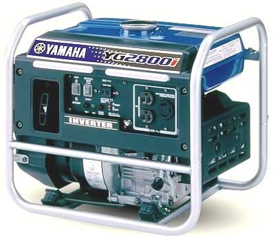 Yamaha YG2800i Industrial Inverter Generator, 2800 Watts, Engine Type 4-Stroke, OHV, Air-Cooled, Type Brushless/Inverter, Phase Single, Maximum AC Output 2800 Watts, Rated AC Output 2500 Watts, Rated AC Current 20.8 Amps @ 120V (YG-2800i YG 2800i YG2800 YG-2800)