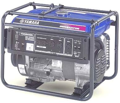 Yamaha YG5200D Industrial Generator, 5200 Watts, Type Brushless, Phase Single, Rated AC Current 37.5 Amps @ 120V / 18.8Amps@240V, Frequency 60 Hz (YG-5200D YG 5200D YG5200 YG-5200)