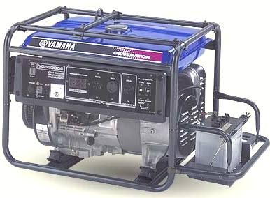 Yamaha YG6600DE Electric Start Industrial Generator, 6600 Watts, Type Brushless, Phase Single, 4 point antivibration mounting system, Recoil startup, and automatic choke make starting effortless, Automatic Voltage Regulation maintains smooth, stable power (YG-6600DE YG 6600DE YG6600D YG6600 7RU-200101 7RU200101)