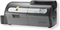 Zebra Technologies Z71-0M0CD000US00 Model ZXP Series 7 Card Printer with Magnetic Encoder, 300 dpi/11.8 dots per mm print resolution, USB 2.0 and Ethernet 10/100 connectivity, Microsoft Windows-certified drivers, 200-card capacity feeder (30 mil), 15-card reject hopper (30 mil), 100-card output hopper (30 mil), Single-card feed capability, ix Series intelligent media technology, Dimensions 12" x 27.5" x 10.9", Weight 26.9 Lbs (Z71-0M0CD000US00 Z710M0CD000US00 Z71 0M0CD000US00 ZEBRA) 