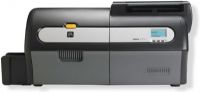 Zebra Technologies Z72-000C000GUS00 Model ZXP Series 7 Card Printer with Dual Side Laminator, 300 dpi/11.8 dots per mm print resolution, USB 2.0 and Ethernet 10/100 connectivity, Microsoft Windows-certified drivers, 200-card capacity feeder (30 mil), 15-card reject hopper (30 mil), 100-card output hopper (30 mil), Single-card feed capability, ix Series intelligent media technology, Dimensions 12" x 27.5" x 10.9", Weight 26.9 Lbs (Z72-000C000GUS00 Z72 000C000GUS00 Z72000C000GUS00 ZEBRA) 