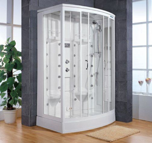 Ariel Ameristeam ZA213-R Walk-in Right Steam Shower, Standard 110v, ETL listed (US & Canada electrical safety), Computer control panel with timer, Steam sauna with thermostatic control, Acupuncture body massage jets, Overhead rainfall showerhead, Multifunctional handheld showerhead, Temperature setting/display, Ventilation fan (ZA213R ZA213 ZA-213-R ZA 213-R)