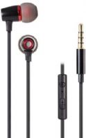 AT&T ZEB10 Stereo In-Ear Earbuds with Microphone and Volume Control; Powerful dynamic 10mm driver for ultra rich sound with realistic bass response; Gold plated 3.5 mm jack with no sound loss; In-line microphone to answer calls and play/pause music; Speaker Impedance 16 ohms; Frequency 20Hz-20kHz; Soft silicone ear buds provided for a super comfortable, noise reducing fit (ZEB-10 ZEB 10 ZE-B10)  
