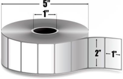 Zebra Technologies 17154 Model PolyPro 3000T Labels; Scratch Resistant; Smear Proof; Chemical Resistant; High Durable; Water Resistant; Perforated; Abrasion Resistant; Oil Resistant; UPC 777786337704; Weight 12 Lbs; 2100 Labels Per Roll, 8 Rolls per Case (ZEBRA17154 ZEBRA-17154 17154-ZEBRA ZEBRA 17154)