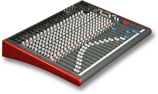 Allen And Heath ZED-24 Recording and Live Sound Mixer 24-Channel with USB Connection, 16 mic/line + 3 stereo, 4 aux sends, 3 band swept mid EQ. 2 x 2 USB, I/O 100mm faders; 16 mono channels; Neutrik mic XLR; Neutrik 1/4 inch jacks; Channel insert; Super wide gain 'DuoPre' mic line input; 3 band EQ with MusiQ; 4 auxes; Illuminated mute; Sound image pan; UPC 6938122229280 (ALLENANDHEALTHZED24 ALLENANDHEALTH ZED24 ALLEN AND HEALTH ZED 24 ALLENANDHEALTH-ZED24 ALLEN-AND-HEALTH ZED-24)
