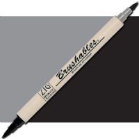 Zig MS-7700-010 Memory System Brushables Dual Tip Marker, Pure Black; Two color tones in one marker, Great for layering effects with two tones of the same color housed in one barrel with brush tips on both ends; Each marker contains a ZIG memory system color on one end, with the other end being a 50 percent tint of the same color; UPC 847340006794 (ZIGMS7700010 ZIG MS7700-010 MS-7700-010 ALVIN PURE BLACK) 