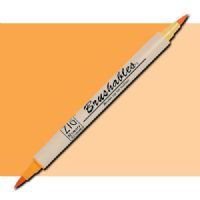 Zig MS-7700-052 Memory System Brushables Dual Tip Marker, Apricot; Two color tones in one marker, Great for layering effects with two tones of the same color housed in one barrel with brush tips on both ends; Each marker contains a ZIG memory system color on one end, with the other end being a 50 percent tint of the same color; UPC 847340006893 (ZIGMS7700052 ZIG MS7700-052 MS-7700-052 ALVIN APRICOT) 