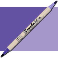 Zig MS-7700-080 Memory System Brushables Dual Tip Marker, Pure Violet; Two color tones in one marker, Great for layering effects with two tones of the same color housed in one barrel with brush tips on both ends; Each marker contains a ZIG memory system color on one end, with the other end being a 50 percent tint of the same color; UPC 847340006930 (ZIGMS7700080 ZIG MS7700-080 MS-7700-080 ALVIN PURE VIOLET) 