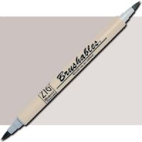 Zig MS-7700-091 Memory System Brushables Dual Tip Marker, Platinum; Two color tones in one marker, Great for layering effects with two tones of the same color housed in one barrel with brush tips on both ends; Each marker contains a ZIG memory system color on one end, with the other end being a 50 percent tint of the same color; UPC 847340006954 (ZIGMS7700091 ZIG MS7700-091 MS-7700-091 ALVIN PLATINUM) 