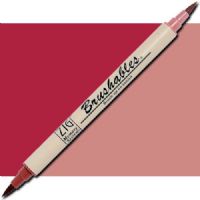 Zig MS-7700-203 Memory System Brushables Dual Tip Marker, Antique Burgundy; Two color tones in one marker, Great for layering effects with two tones of the same color housed in one barrel with brush tips on both ends; Each marker contains a ZIG memory system color on one end, with the other end being a 50 percent tint of the same color; UPC 847340006961 (ZIGMS7700203 ZIG MS7700-203 MS-7700-203 ALVIN ANTIQUE BURGUNDY) 