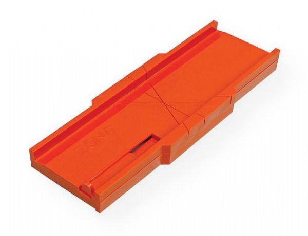 Zona Z250 Mini-Miter Box; Designed to fit all razor-type saws; Features adjustable stop and beveled channel for tubing, etc; Ideal for splicing, cutting perfect square edges, and mitered corners; Saw sold separately; Shipping Weight 0.25 lb; Shipping Dimensions 3.00 x 1.5 x 1.00 in; UPC 792024352509 (ZONAZ250 ZONA-Z250 TOOL CUTTER)