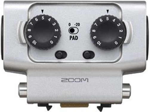 Zoom EXH-6 Dual XLR/TRS Input Capsule Fits with the Zoom H5 and H6 Handy Recorders, the U-44 Handy Audio Interface, the F1 Field Recorder, and the F4 MultiTrack Field Recorder, and the ECM-3 Extension Cable for Zoom Microphone Capsules; UPC 884354012328 (ZOOMEXH6 ZOOM-EXH6 EXH6 EX-H6 EXH 6) 