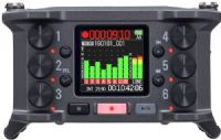 Zoom F6 MultiTrack Field Recorder, 1.54" Full-color LCD (240X240) Display, 6-Channel/14-Track Field Audio Recorder/Mixer, 6 Discrete Inputs With Locking Neutrik XLR Connectors, High Quality Mic Preamps With Up To 75 Db Gain And Less Than -127 dBu EIN, Switchable +4dB Inputs With Mic/Line Options, Advanced Look-Ahead Hybrid Limiters, Zoom Automix Software, UPC 884354020804 (ZOOMF6 ZOOM-F6 F-6 F 6)  