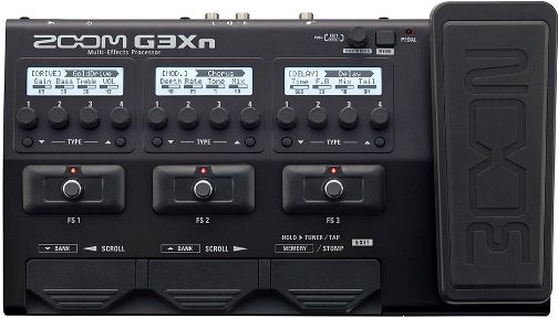 Zoom G3Xn Multi-Effects Processor with Expression Pedal; 70 (68 Effects, 1 Looper Pedal, And 1 Rhythm Pedal) Onboard High-Quality Digital Effects, Including Distortion, Overdrive, EQ, Compression, Delay, Reverb, Flanging, Phasing, And Chorusing; 5 New Amp Emulators Plus 5 Cabinet; 75 Custom-Designed Factory Patches; UPC 884354017200 (ZOOMG3XN ZOOM-G3XN G-3XN G3-XN) 