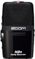 Zoom H2n Handy Recorder; Large 1.8 Inch Backlit LCD Display; Five Built-In Microphones And Four Recording Modes: Mid-Side (MS) Stereo, 90° X/Y Stereo, And Both 2-Channel And 4-Channel Surround; Analog-Type Input Gain Control; Auto Gain Provides Three Preset Recording Levels; Stereo &#8539;" Mic/Line In Mini Phone Jack With Plug-In Power (2.5V); UPC 884354010065 (ZOOMH2N ZOOM-H2N H-2N H2N)  