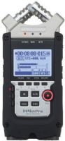 Zoom H4n Pro Handy Recorder; Four-track simultaneous recording; High-fidelity mic preamps; Built-in X/Y stereo microphones, adjustable between 90° and 120°; Record up to 140 dB SPL with X/Y microphones; Two mic/line level inputs with XLR/TRS combo connectors; Stereo 1/8" Mic In mini phone jack; Up to 99 marks per recording; UPC 884354016357 (ZOOMH4NPRO ZOOM-H4NPRO H4NPRO H4N-PRO)  