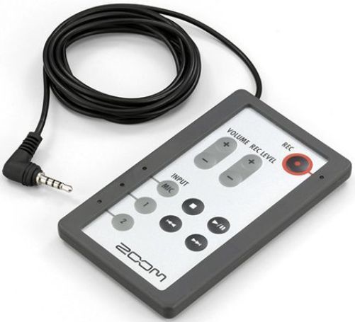 Zoom RC4 Wired Remote Control For use with H4n and H4n Pro Handy Recorders, Comes with a 2 Meter Cable and a 3 Meter Extension Cable, UPC 884354008055 (ZOOMRC4 ZOOM-RC4 RC-4) 