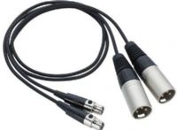 Zoom TXF-8 Model TA3 to XLR Cable, Consists of Two TA3 (Female) to XLR (Male) Adapter Cables, Connect the Mini-XLR (TA3) Balanced Outputs of the F8/F8n MultiTrack Field Recorders to the XLR Inputs of Other Devices, UPC 884354019402 (ZOOMTXF8 ZOOM-TXF8 TXF8 TXF 8 TX-F8) 