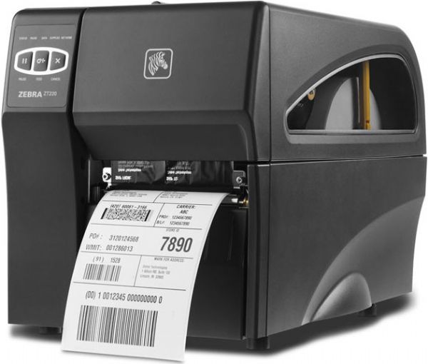 Zebra Technologies ZT22042-T01000FZ Model ZT220 Barcode Printer 203 dpi, USB, Serial interfaces; Print methods: direct-thermal or thermaltransfer; Construction: plastic (ZT220) media cover; Bi-fold media door with large clear window; Side-loading supplies path for simplified media and ribbon loading; Element Energy Equalizer (E3) for superior print quality; UPC 682406450148 (ZT22042T01000FZ ZT22042-T01000FZ ZT22042 T01000FZ ZEBRA-ZT22042-T01000FZ)