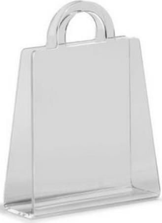 Zuo Modern 401160 Purse Magazine Rack, Transparent; Easily stores reading materials in a stylish and discreet manner; Let the Purse display your magazines, books, and pamphlets in an organized yet classy way; Function meets design; 10 lbs Weight Capacity; Dimensions (WxDxH) 11 x 4.5 x 15 Inches; Weight 24.2 Lbs; UPC 816226020117 (ZUO401160 ZUO-401160 40-1160 401-160 4011-60)