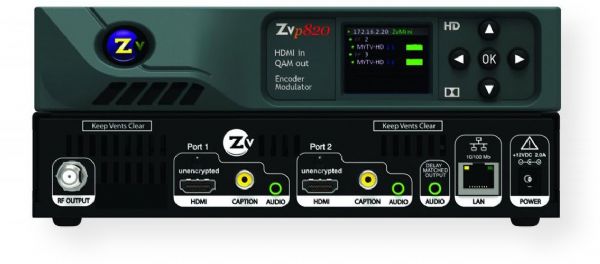 ZEEVEEZvPro810NA ZvPro 800 Series- HD Video Distribution, Send HD Video directly to your display using your built in Digital (QAM) Tuner, Create your own custom channel with ZvShow, Add a Digital Tuner to your display with ZvSync, Made in the USA, Five Year Warranty, Enclosure Dimensions: 8