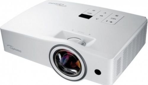 Optoma ZX212ST EcoBright DLP Projector, DMD Chip Microdisplay, 2300 lumens Brightness, 100000:1 Contrast Ratio, 39 in - 300 in Image Size, 1.3 ft - 16.4 ft Projection Distance, 0.626:1 Throw Ratio, 80 % Uniformity, 1024 x 768 WXGA Resolution, 4:3 Native Aspect Ratio, 1.07 billion colors Support, 120 V Hz x 91.1 H kHz Max Sync Rate, Laser/LED Lamp Type, 20000 hour s Lamp Life Cycle, UPC 796435418533 (ZX212ST ZX-212-ST ZX 212 ST) 