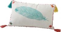 CBK Style 109702 Feather Lumbar Pillow, Removeable pillow case, Bright and Vibrant colours, Cotton Material, Set of 2, UPC 738449321003 (109702 CBK109702 CBK-109702 CBK 109702) 