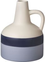 CBK Style 113245 Large Blue Striped Vase with Handle, Set of 2, UPC 738449368688 (113245 CBK113245 CBK-113245 CBK 113245) 